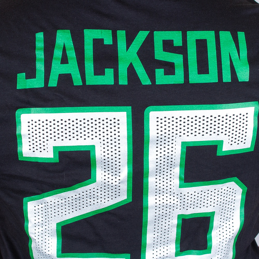 Student Athlete, Nike, Black, Crew Neck, Cotton, Men, Unisex, Football, NIL, #26, Devon Jackson, T-Shirt, 983432